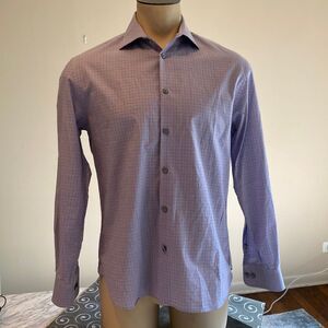 JOHN VARVATOS USA Modern Fit Long Sleeve Button Up Shirt. 15.5”(32/33) Slim fit